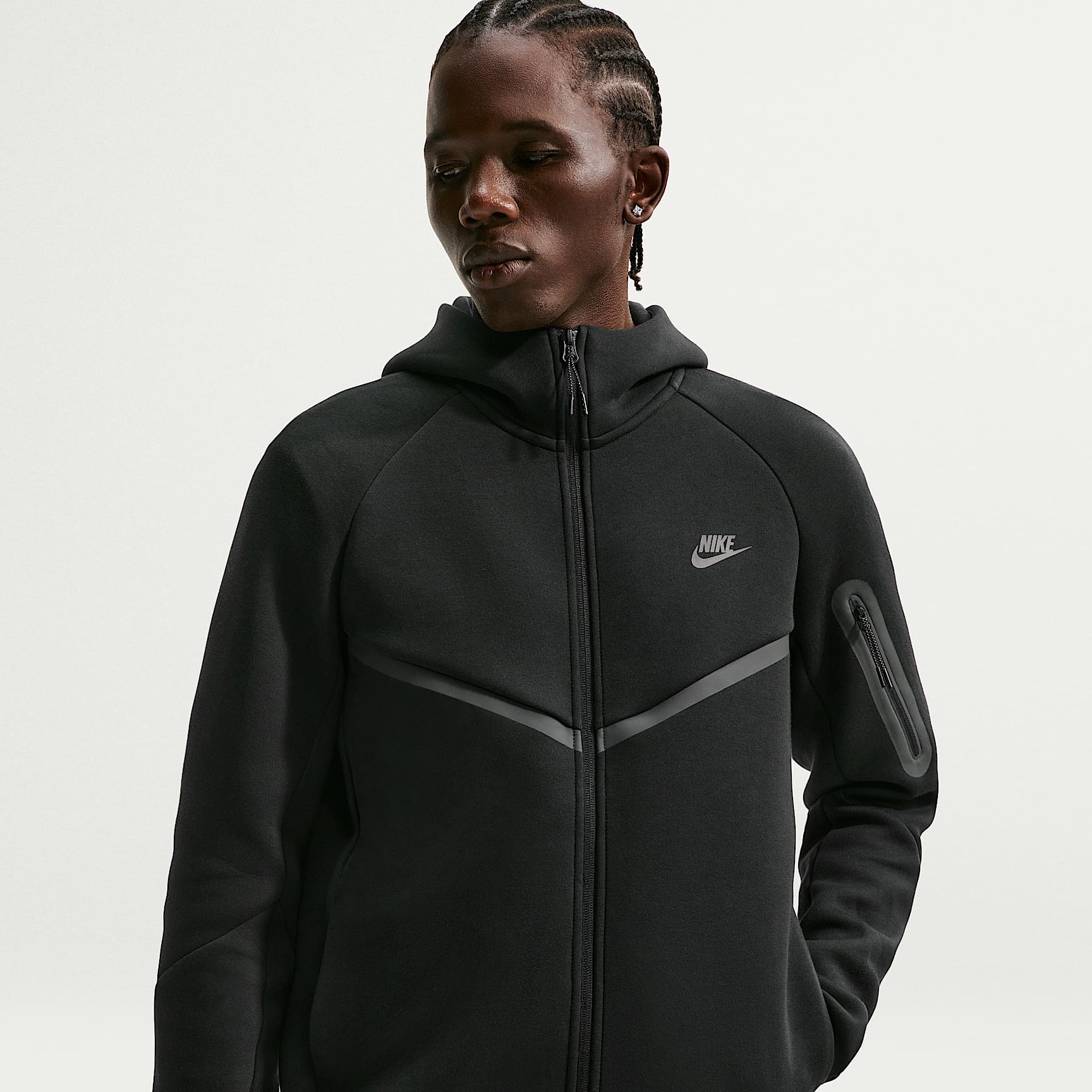 Nike Tech Men's Fleece Windrunner Full-Zip Jacket. Nike RO